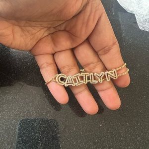 BaubleBar Custom Bracelet Caitlyn Name